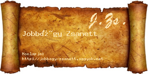 Jobbágy Zsanett névjegykártya